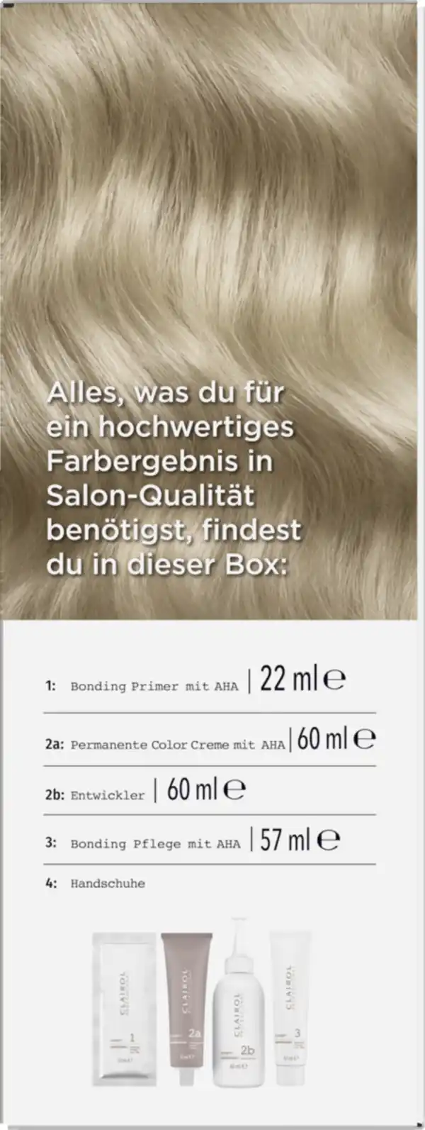 Bild 4 von Clairol Professional Colorstrong permanente Haarfarbe 9/1 Helles Aschblond