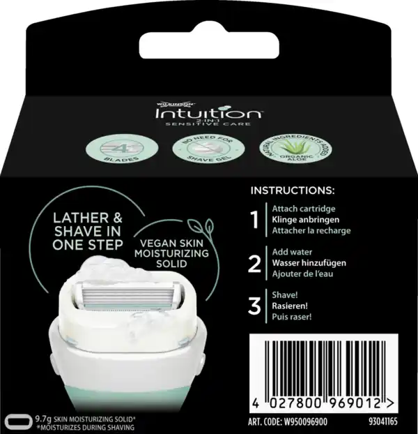 Bild 2 von Wilkinson Sword Intuition 2in1 Sensitive Care Rasierklingen