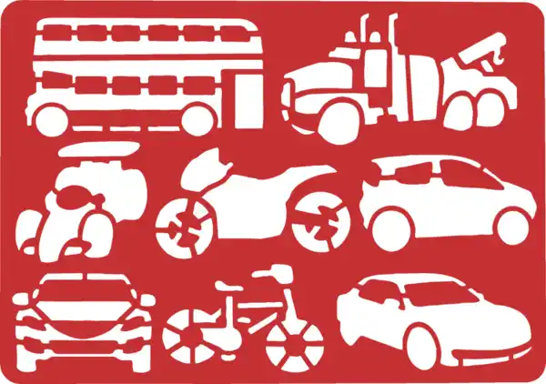 Bild 4 von IDEENWELT Schablone Fahrzeuge