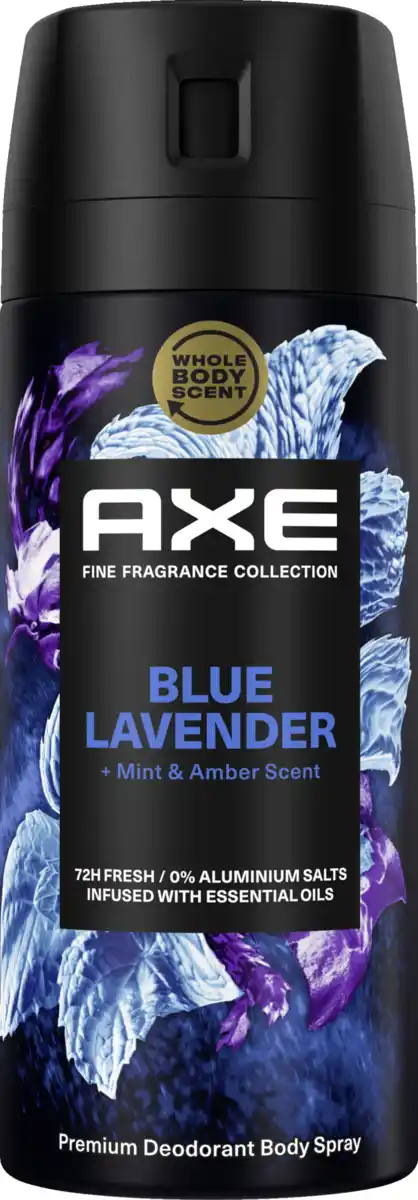 Bild 1 von AXE Premium Bodyspray Blue Lavender, 150 ml