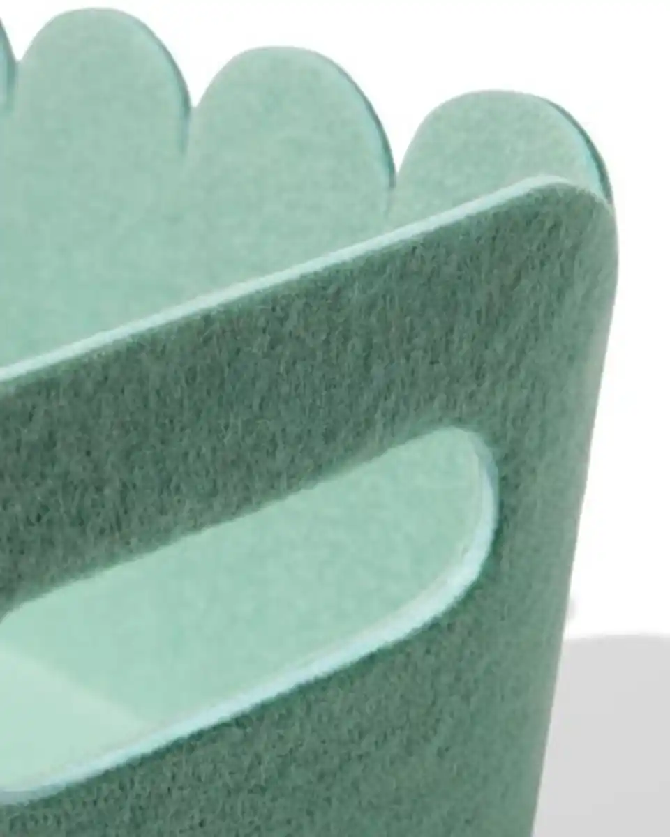 Bild 2 von Korb 20 x 12 cm, Filz, Dunkelgrün