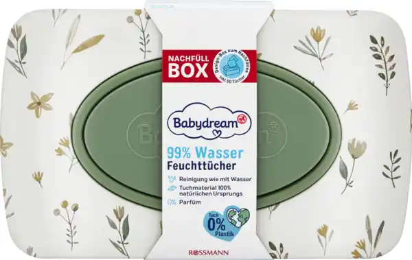 Bild 3 von Babydream Feuchttücher mit 99% Wasser LE Metallbox