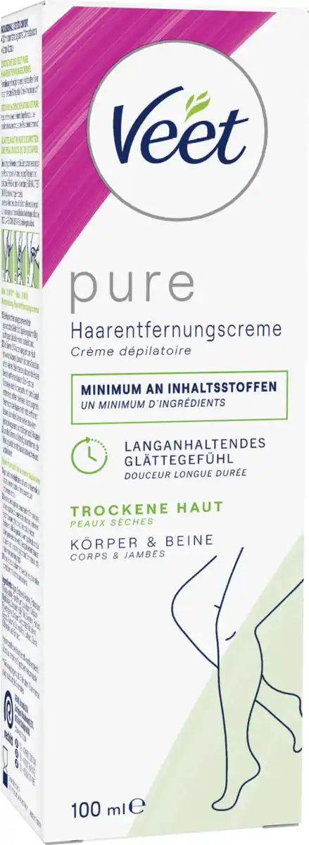 Bild 1 von Veet Haarentfernungs-Creme trockene Haut, 100 ml