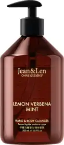 Jean&Len Hand & Body Cleanser Lemon Verbena & Mint, 500 ml