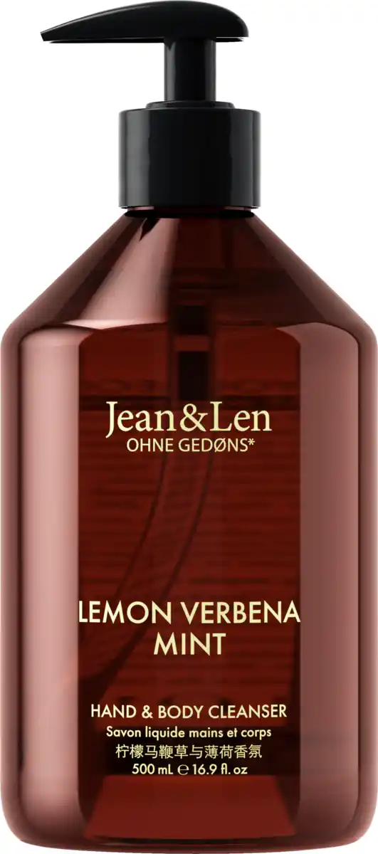 Bild 1 von Jean&Len Hand & Body Cleanser Lemon Verbena & Mint, 500 ml