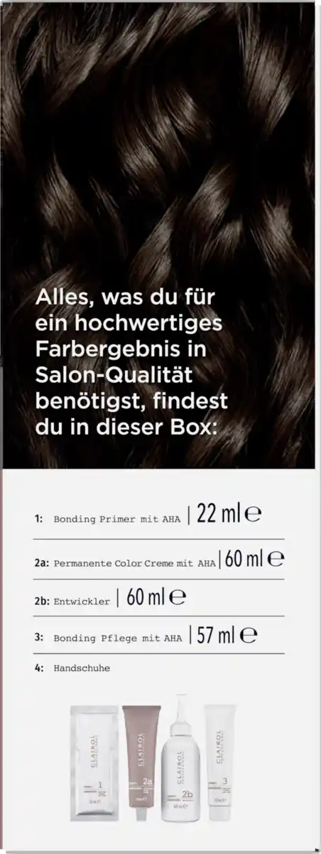 Bild 4 von Clairol Professional Colorstrong permanente Haarfarbe 3/0 Dunkelbraun