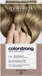 Clairol Professional Colorstrong permanente Haarfarbe 7/0 Mittelblond