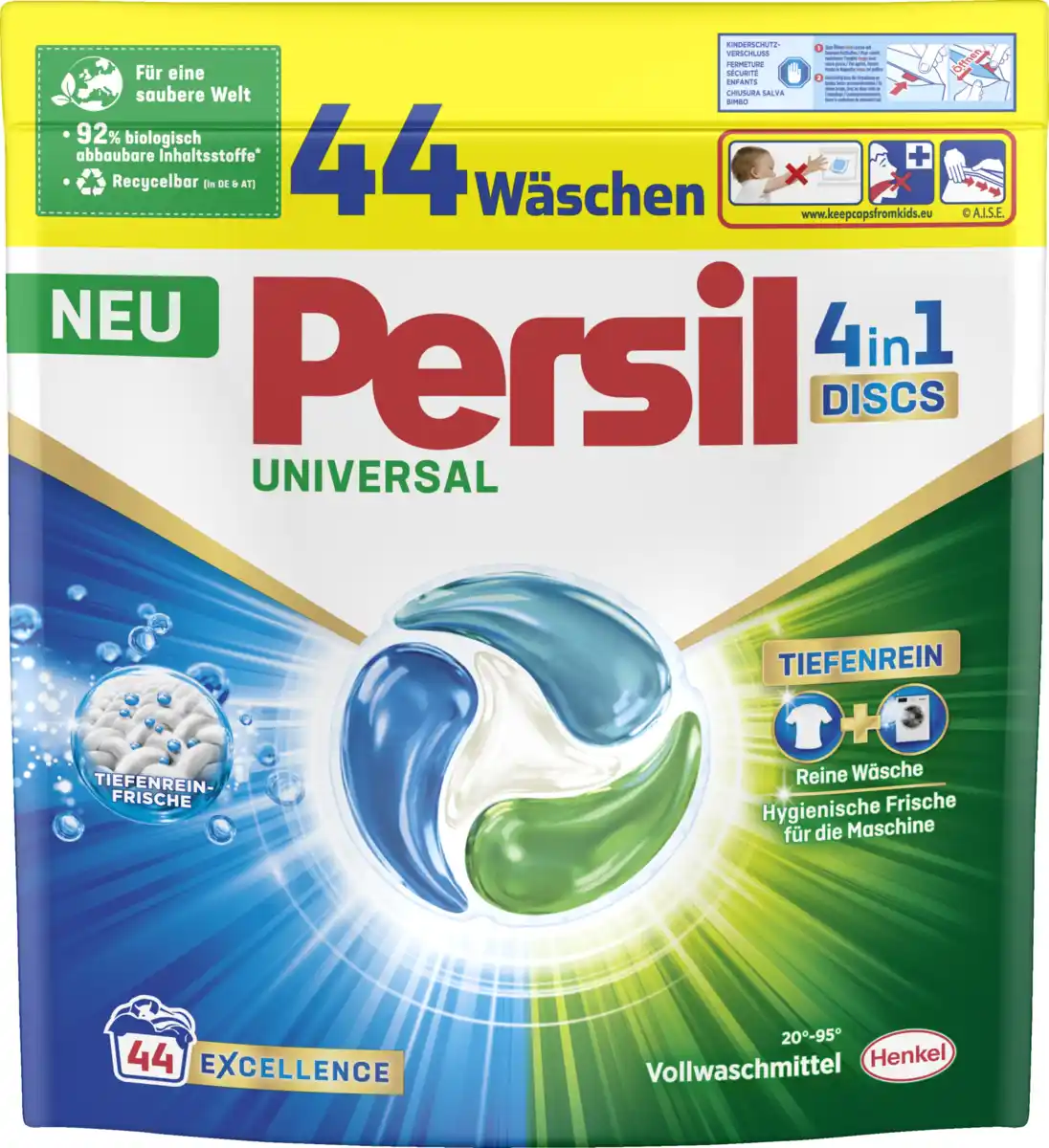 Bild 1 von Persil Universalvollwaschmittel Discs 4in1 44WL, 44 WL