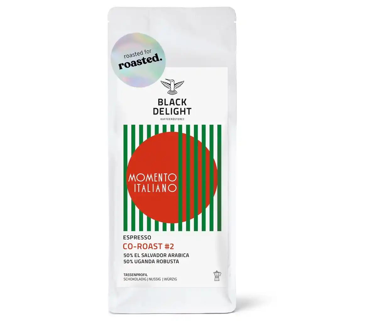 Bild 1 von Black Delight x roasted. - Momento Italiano Co-Roast #2 Espresso - 250 g Gemahlen