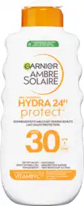 Garnier Ambre Solaire Hydra Protect Sonnenschutz-Milch 24h LSF 30, 175 ml