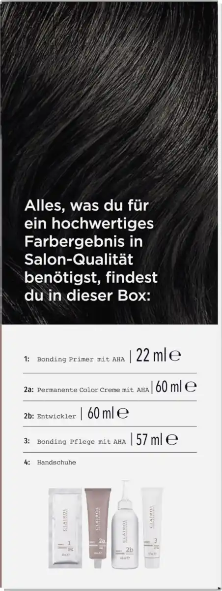 Bild 4 von Clairol Professional Colorstrong permanente Haarfarbe 1/0 Schwarz