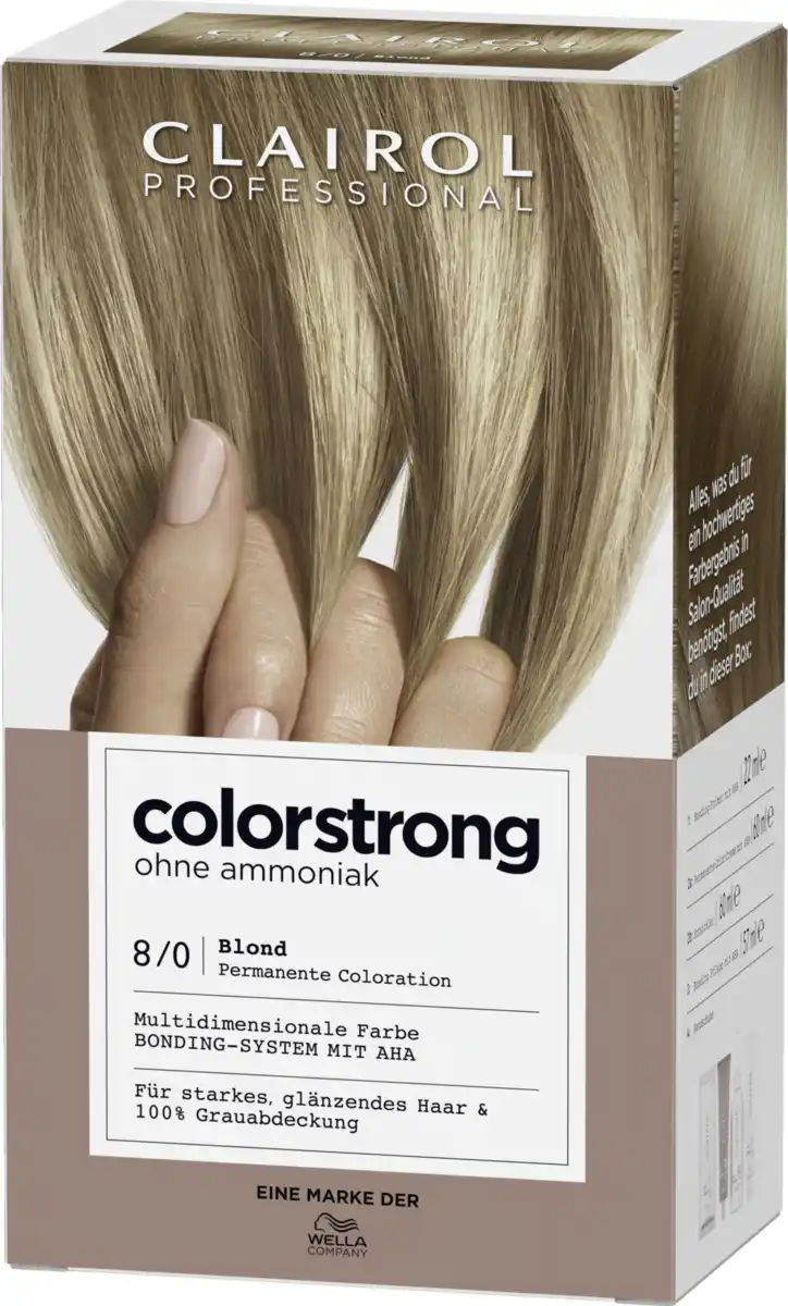 Bild 3 von Clairol Professional Colorstrong permanente Haarfarbe 8/0 Blond