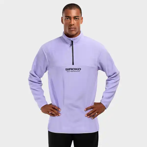 Bild 1 von Dicker Fleecepullover Wintersport SIROKO Aurora Lavendel Herren