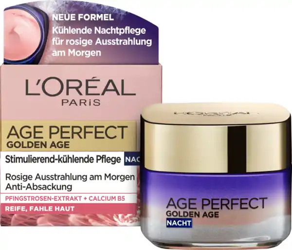 Bild 4 von L’Oréal Paris Gesichtscreme Age Perfect Golden Age Nachtpflege, 50 ml