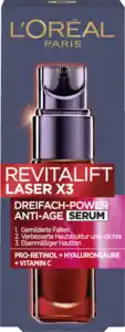 L’Oréal Paris Revitalift Anti-Age Serum Laser X3 Dreifach-Power, 30 ml