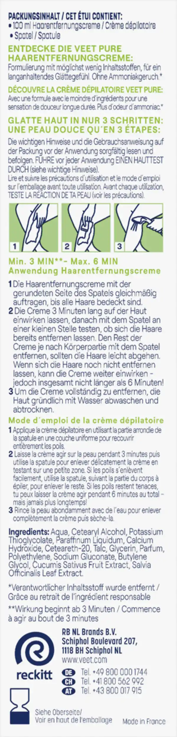 Bild 4 von Veet Haarentfernungs-Creme trockene Haut, 100 ml