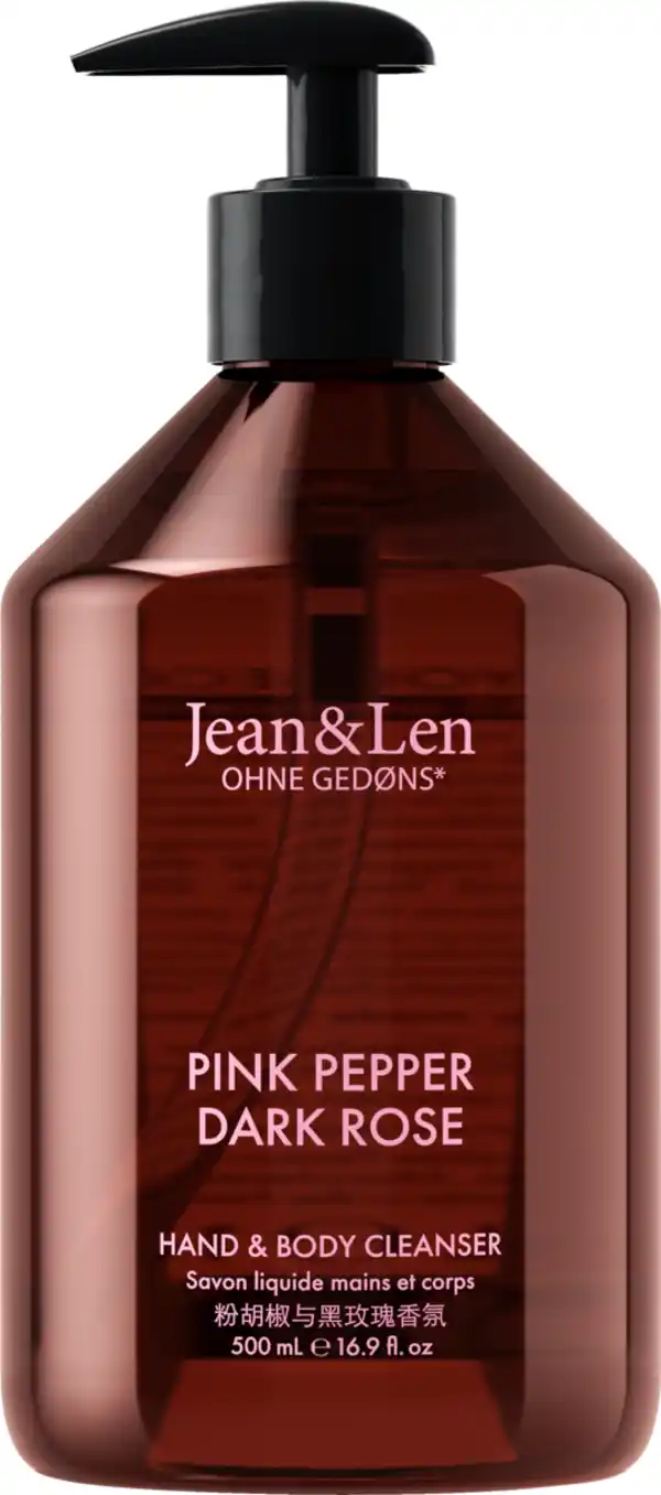 Bild 1 von Jean&Len Hand & Body Cleanser Pink Pepper & Dark Rose, 500 ml