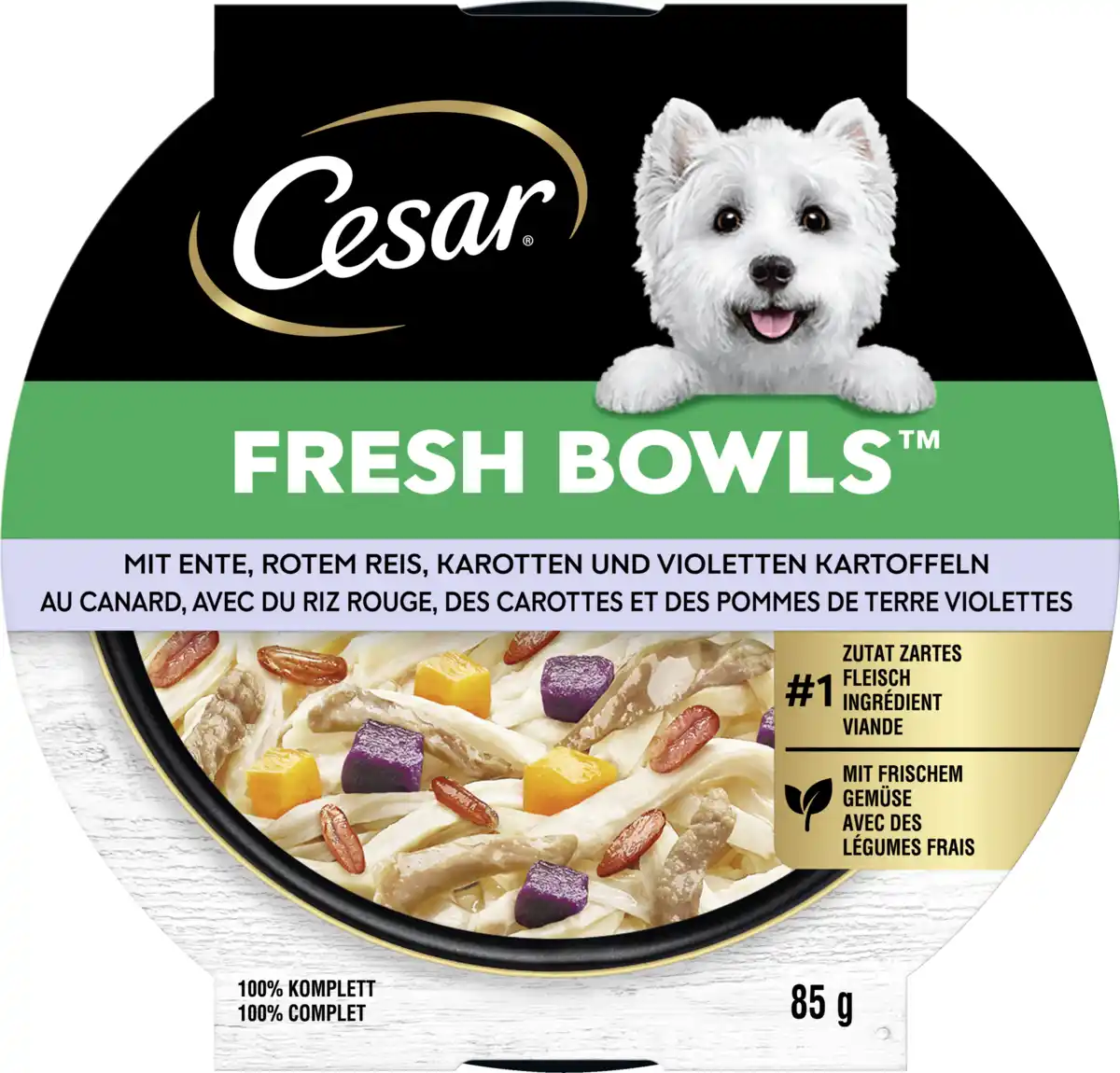 Bild 1 von Cesar FRESH BOWLS Ente in Sauce, 85 g