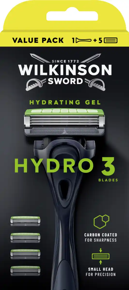 Bild 1 von Wilkinson Sword Hydro 3 Rasierer mit 5 Klingen