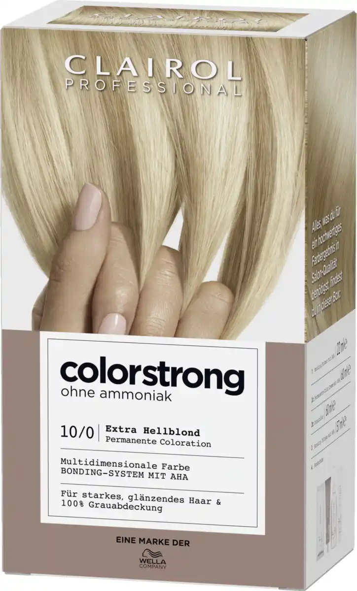 Bild 3 von Clairol Professional Colorstrong permanente Haarfarbe 10/0 Extra Hellblond
