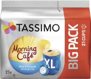 TASSIMO Kaffee Discs Morning Café mild XL BigPack, 147 g