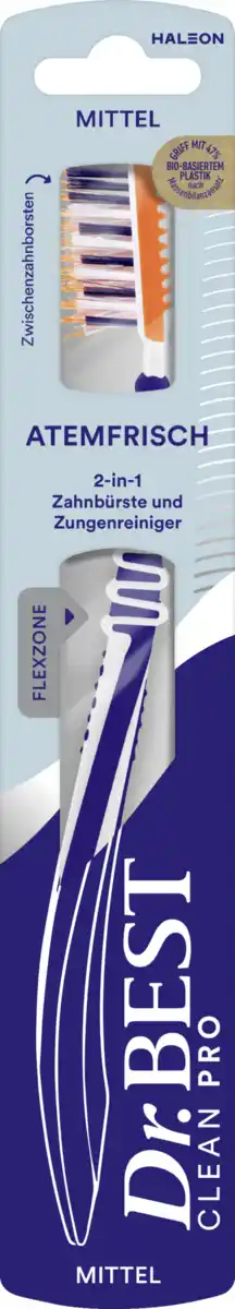 Bild 1 von Dr.BEST Atemfrisch Zahnbürste mittel