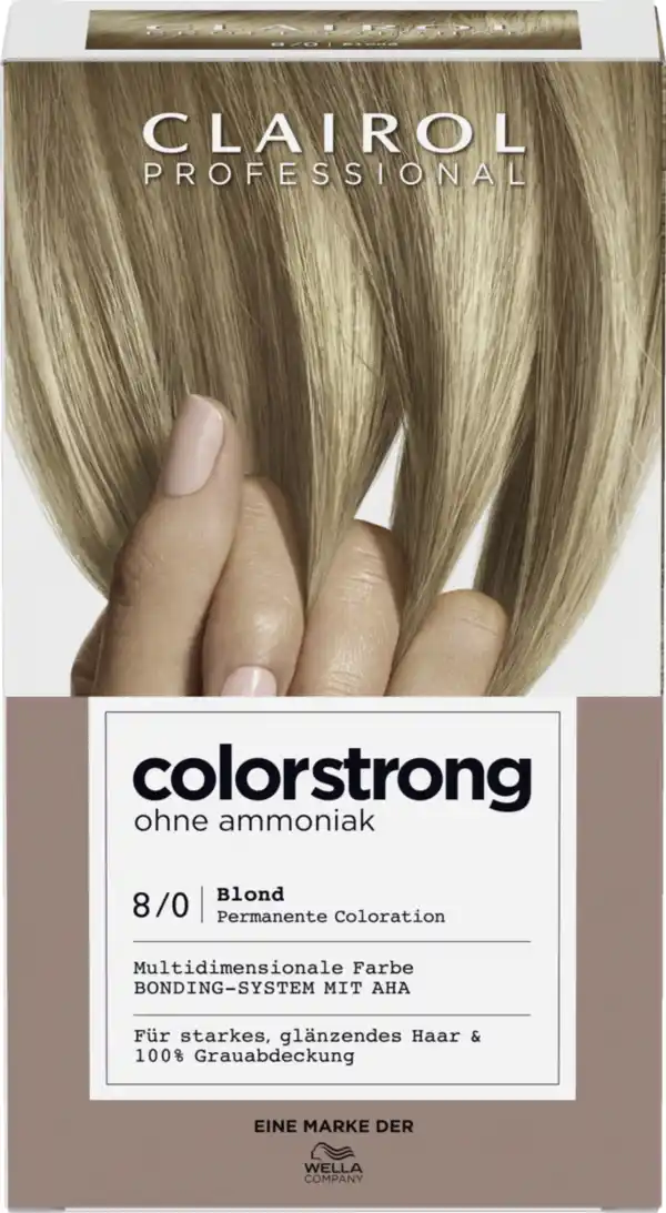 Bild 1 von Clairol Professional Colorstrong permanente Haarfarbe 8/0 Blond