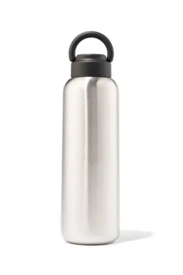 Bild 1 von Isolierflasche, doppelwandig, Edelstahl, silbern, 450 ml