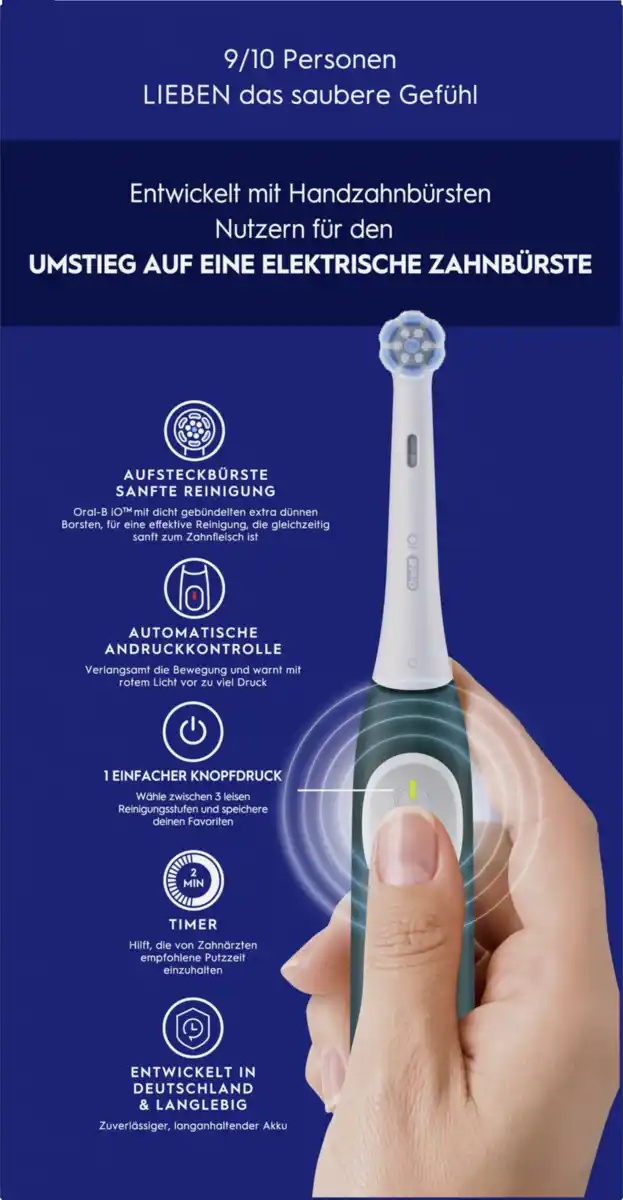 Bild 4 von Oral-B Elektrische Zahnbürste iO Series 2 Forest Green