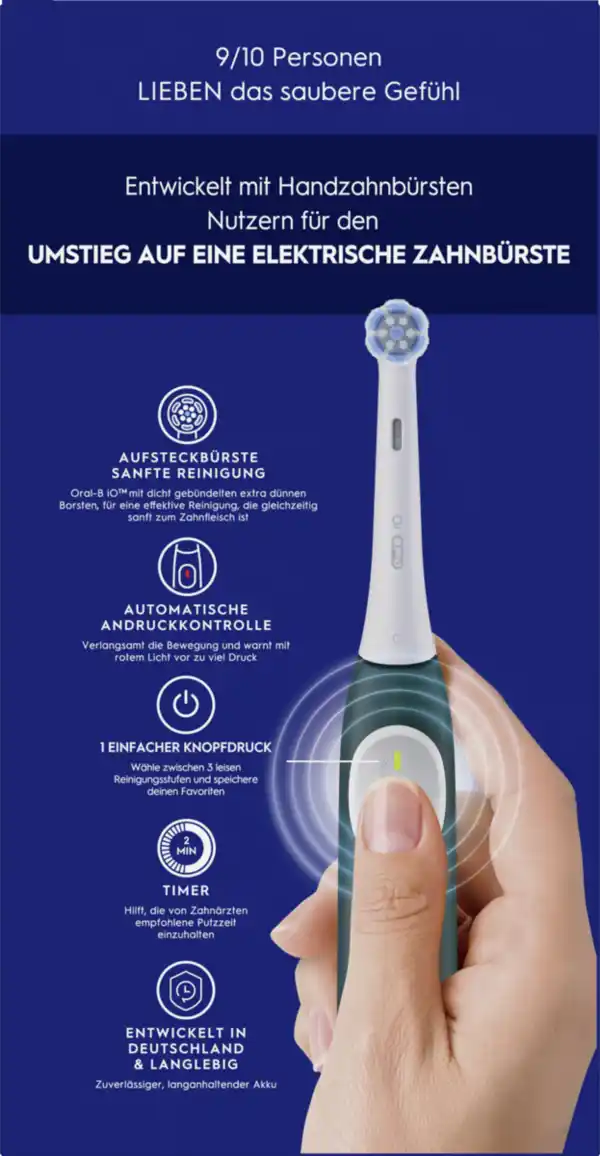 Bild 4 von Oral-B Elektrische Zahnbürste iO Series 2 Forest Green