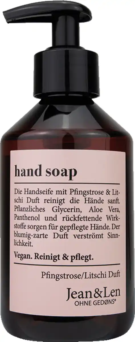 Bild 1 von Jean&Len Handseife Pfingstrose & Litschi, 250 ml