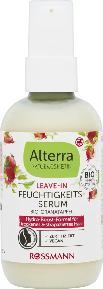Bild 1 von Alterra NATURKOSMETIK Leave-In Feuchtigkeitsserum Bio-Granatapfel, 100 ml