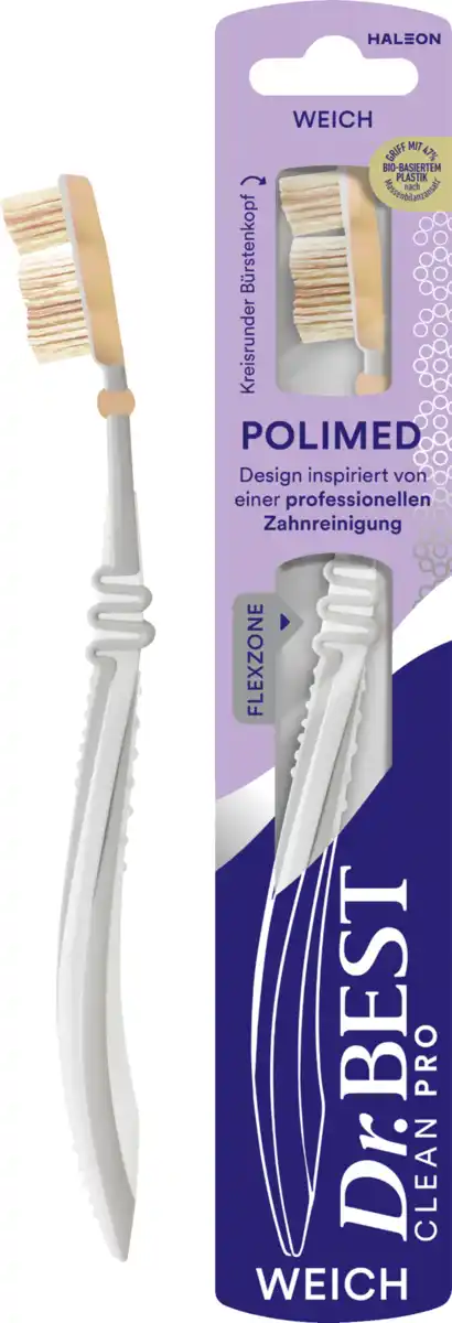 Bild 2 von Dr.BEST Polimed Zahnbürste weich