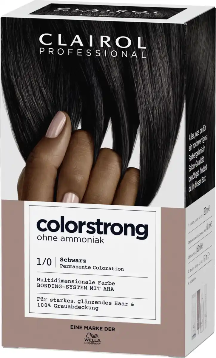 Bild 3 von Clairol Professional Colorstrong permanente Haarfarbe 1/0 Schwarz
