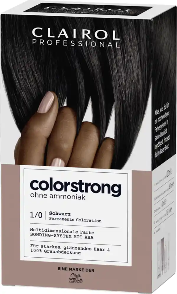 Bild 3 von Clairol Professional Colorstrong permanente Haarfarbe 1/0 Schwarz