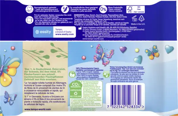 Bild 2 von Tempo Tempo Feuchte Toilettentücher Family Maxi Pack