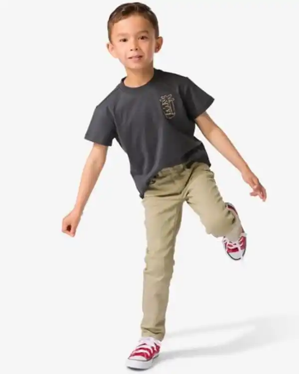 Bild 1 von Kinder-Jog Denim Skinny Fit sandfarben