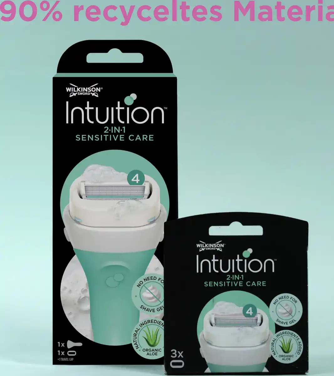Bild 4 von Wilkinson Sword Intuition 2in1 Sensitive Care Rasierklingen