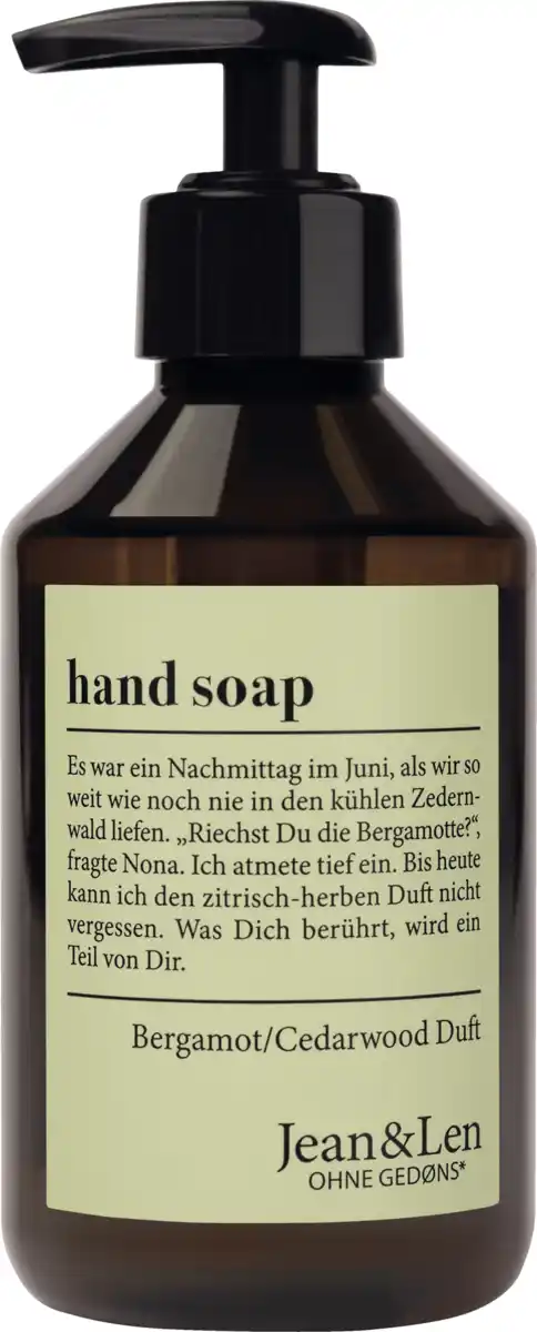 Bild 1 von Jean&Len Handseife Bergamot/Cedarwood, 250 ml