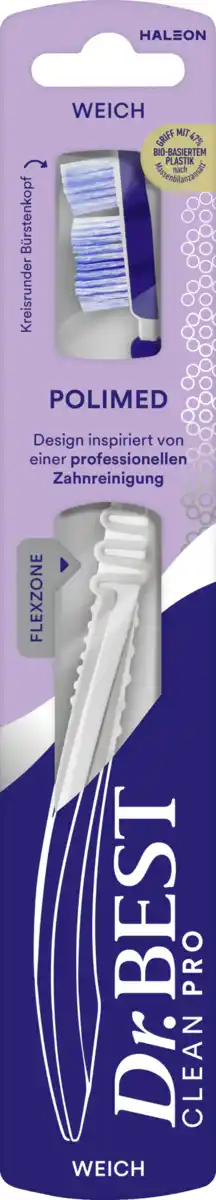 Bild 1 von Dr.BEST Polimed Zahnbürste weich