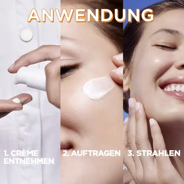 Bild 4 von Garnier SkinActive 2in1 Vitamin C Glow Booster Crème LSF 25, 50 ml