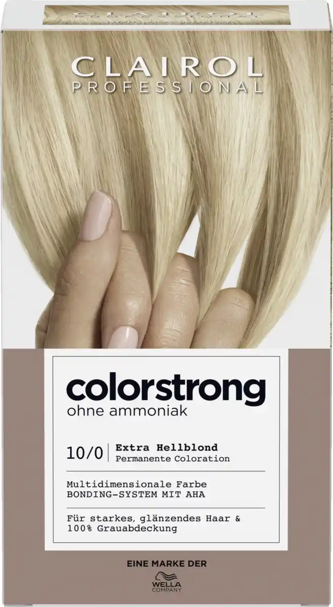 Bild 1 von Clairol Professional Colorstrong permanente Haarfarbe 10/0 Extra Hellblond
