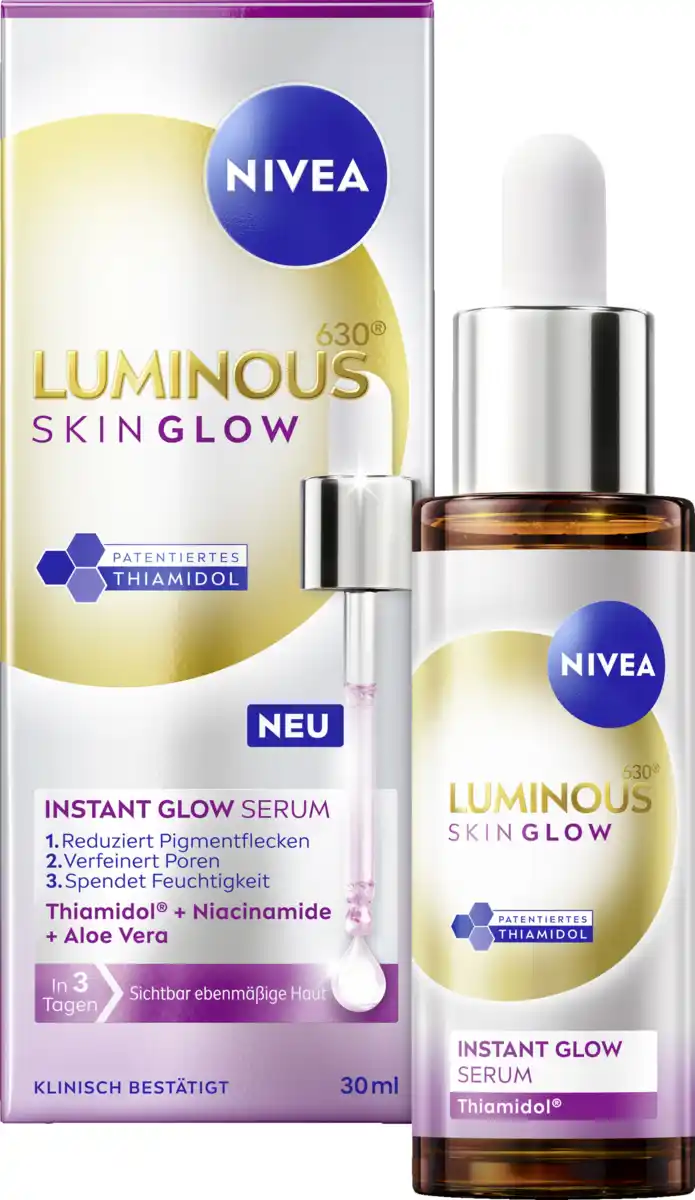 Bild 1 von NIVEA LUMINOUS630® Skin Glow Instant Glow, 30 ml