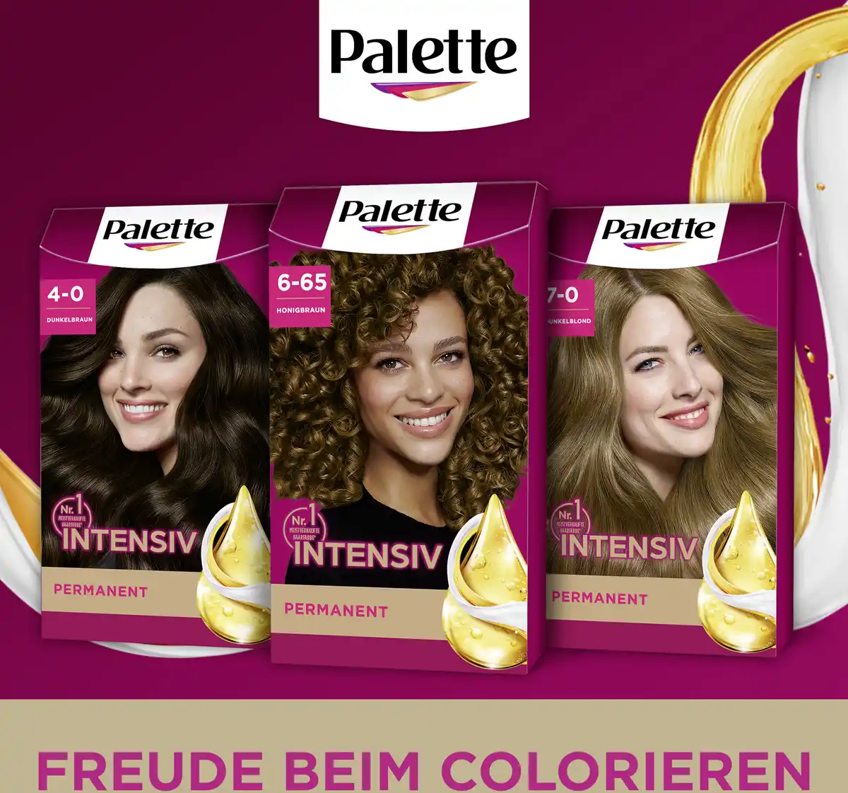 Bild 3 von Poly Palette Intensiv Creme Coloration 6-65645 Honigbraun