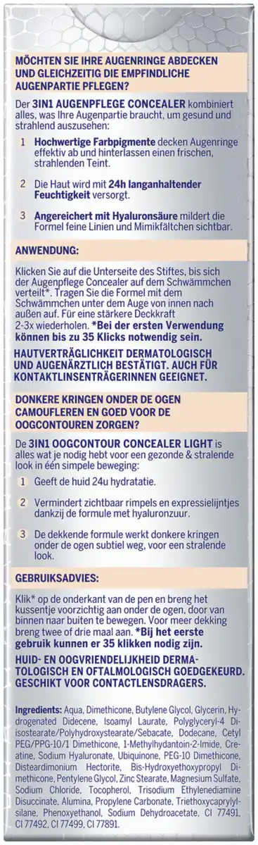 Bild 3 von NIVEA Cellular Filler 3in1 Augenpflege Concealer hell, 4 ml