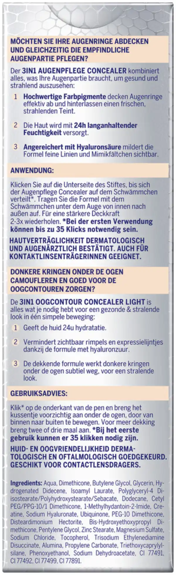 Bild 3 von NIVEA Cellular Filler 3in1 Augenpflege Concealer hell, 4 ml