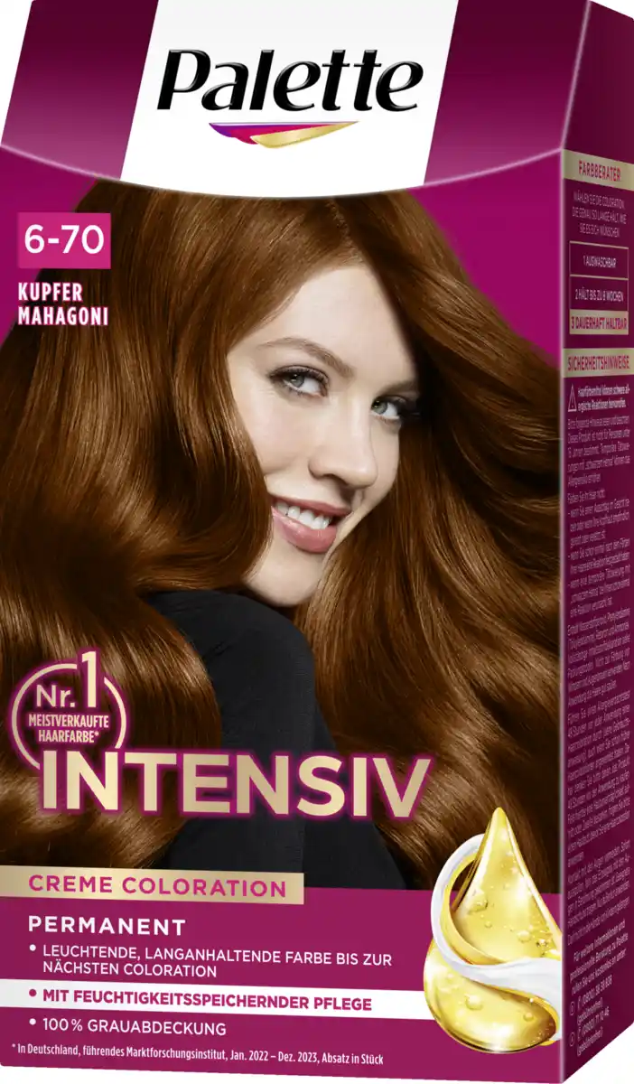 Bild 1 von Poly Palette Intensiv Creme Coloration 6-70 Kupfer Mahagoni