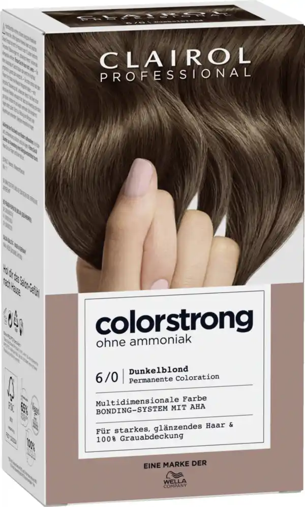 Bild 2 von Clairol Professional Colorstrong permanente Haarfarbe 6/0 Dunkelblond