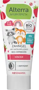 Alterra NATURKOSMETIK Kinderzahngel Bio-Himbeere, 75 ml