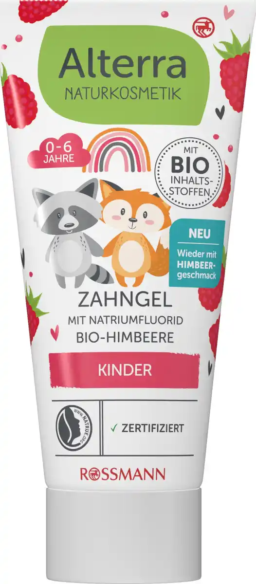 Bild 1 von Alterra NATURKOSMETIK Kinderzahngel Bio-Himbeere, 75 ml